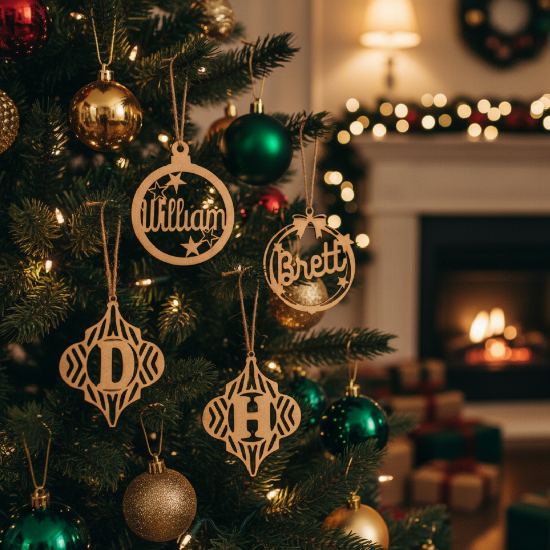 Wooden Christmas Decorations