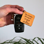 Personalised Wooden Key Ring