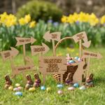 Wooden Easter Egg Hunt Signs
