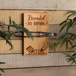 Wooden Braai Utensil Holder