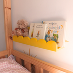 Scalloped Book Ledge Shelf